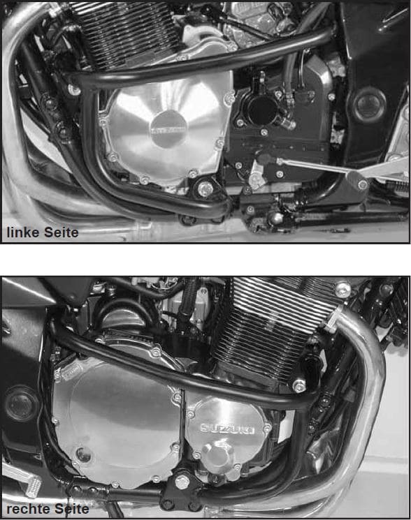 Hepco & Becker Engine protection bar chrome for Suzuki GSF 1200/S Bandit (2006)