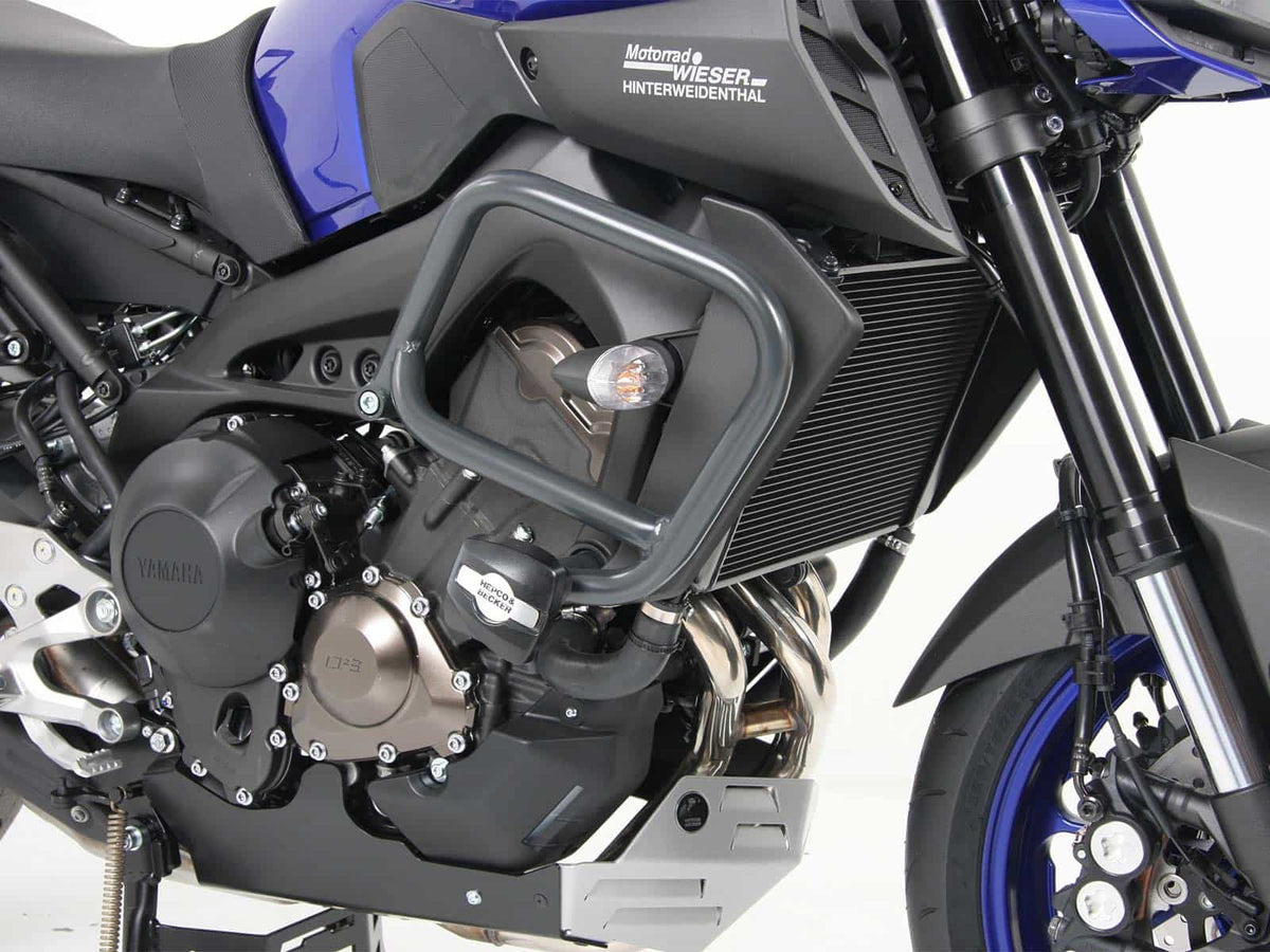 Hepco & Becker Engine protection bar anthracite incl. protection pad for Yamaha MT-09 (2017-2020)