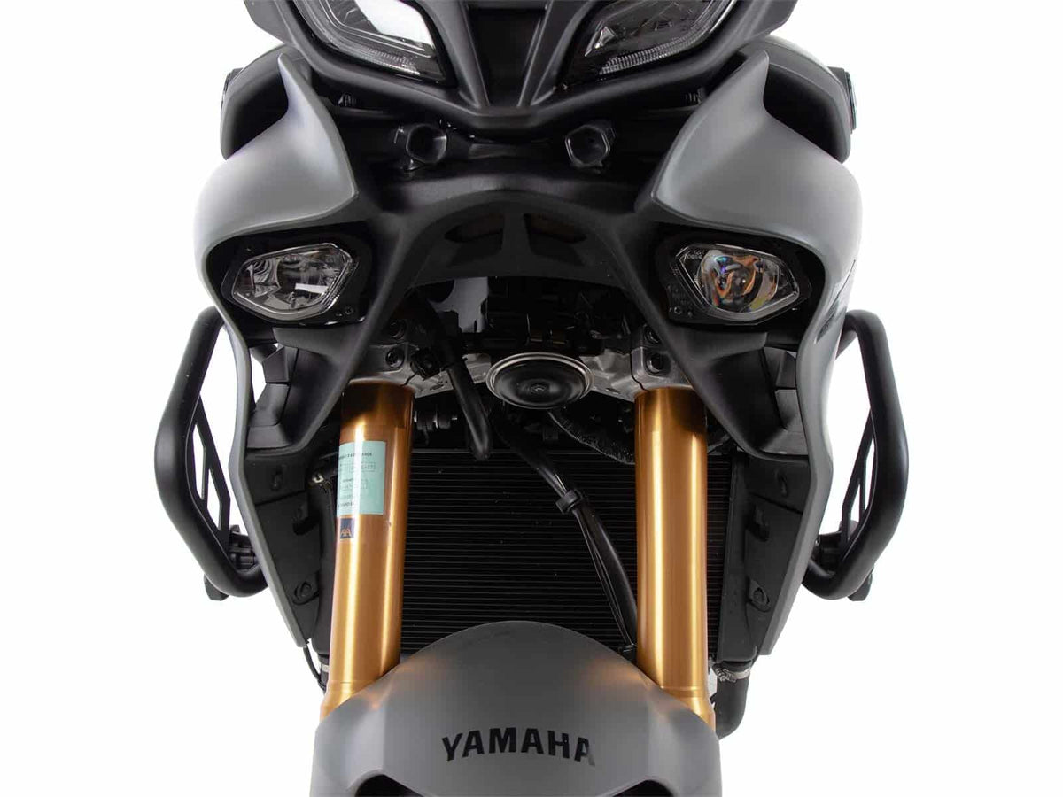 Hepco & Becker Engine protection bar black incl. protection pads for Yamaha Tracer 9 / GT (2021-2024)