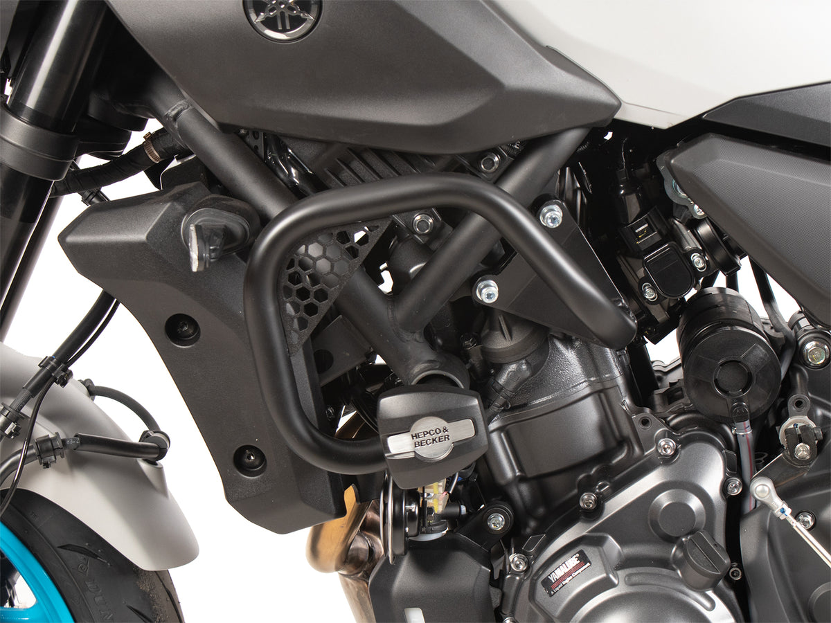 Hepco & Becker Engine protection bar black incl. protection pads for Yamaha MT-07 / Y-AMT (2025-)