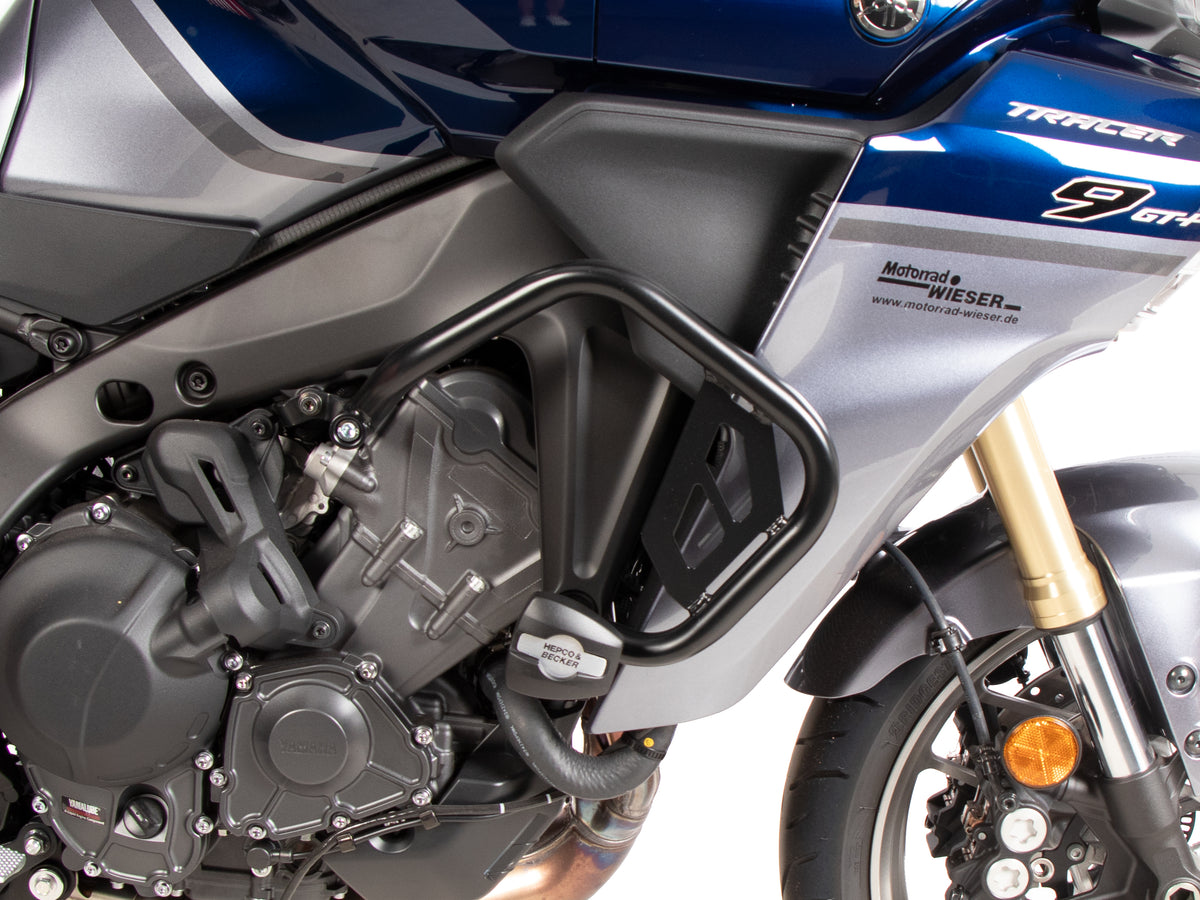 Hepco & Becker Engine protection bar black incl. protection pads for Yamaha Tracer 9 GT / GT+ / Y-AMT (2025-)