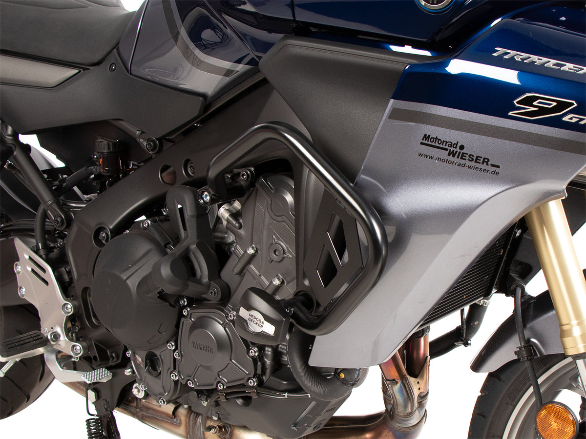 Hepco & Becker Engine protection bar black incl. protection pads for Yamaha Tracer 9 GT / GT+ / Y-AMT (2025-)