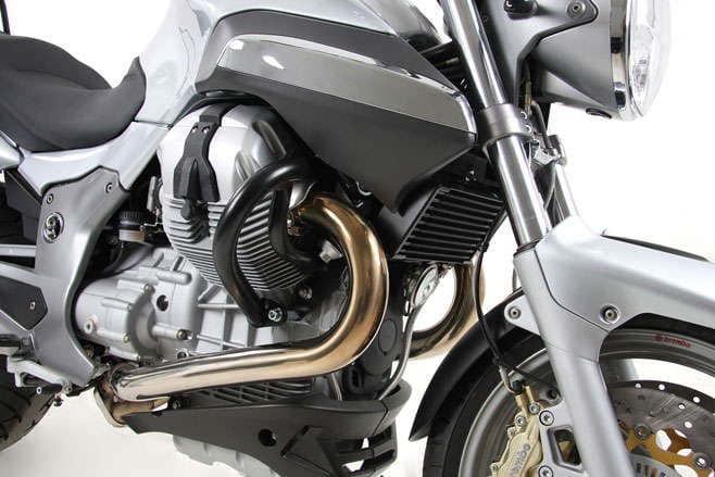 Hepco & Becker Engine protection bar black for Moto Guzzi Breva V 1100/1200 (2004-2007)