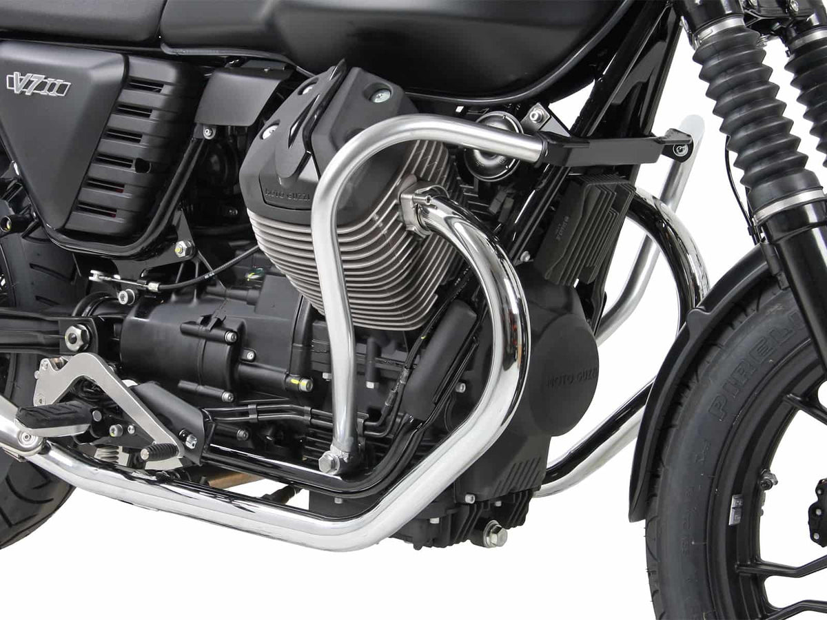Hepco & Becker Engine protection bar chrome for Moto Guzzi V 7 II (2015-2016)