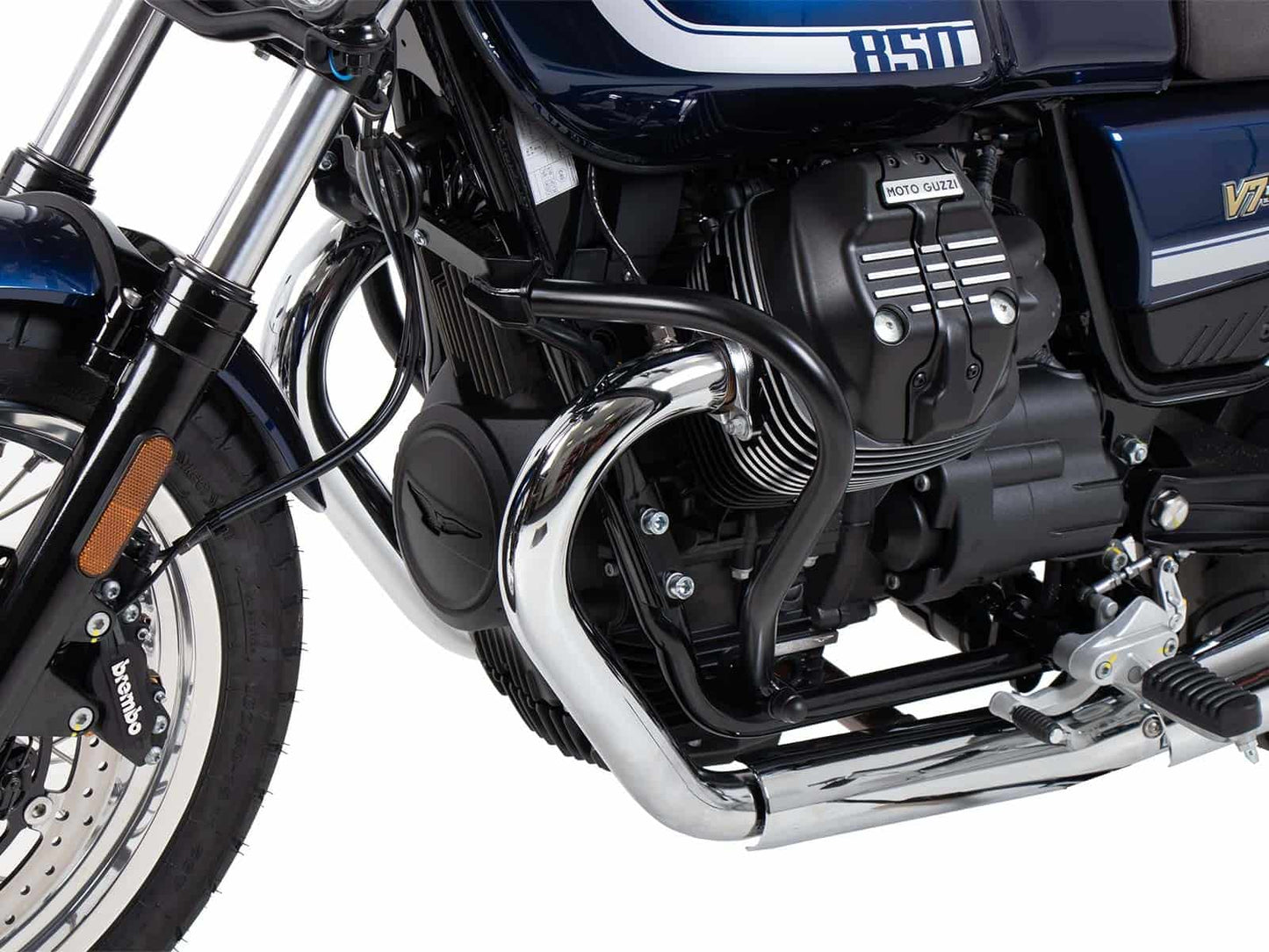 Hepco & Becker Engine protection bar black for Moto Guzzi V7 Special/Stone/Centenario (850 ccm) (2021-2024)