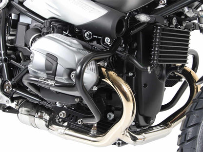 Hepco & Becker Engine protection bar silver for BMW R nineT Scrambler (2016-2023)