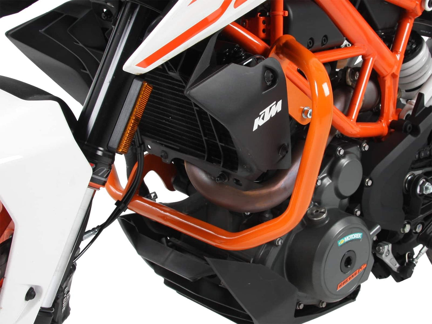 Hepco & Becker Engine protection bar orange for KTM 125 Duke (2017-2020)