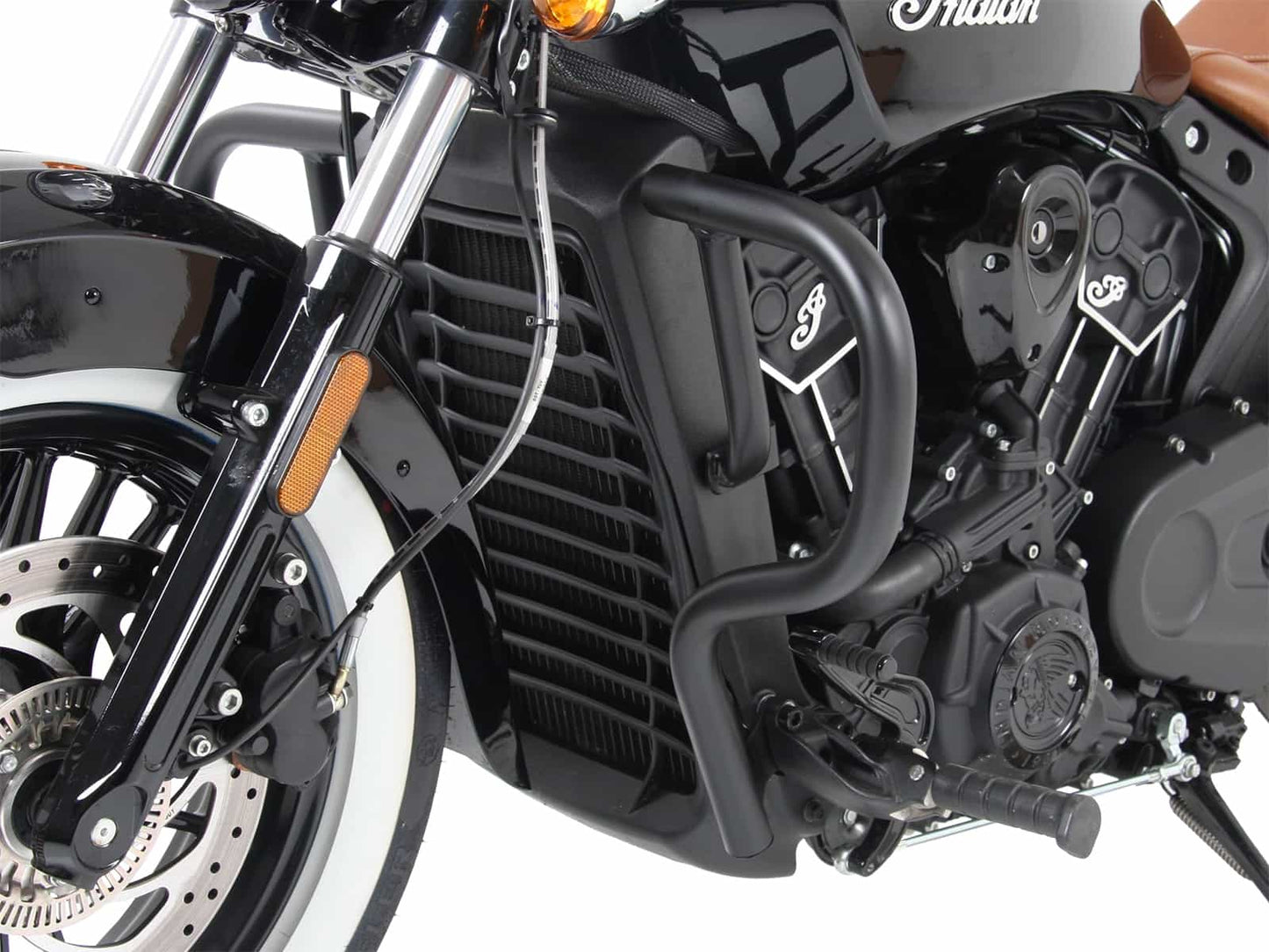 Hepco & Becker Engine protection bar black shine for Indian Scout/Sixty (2015-2024)