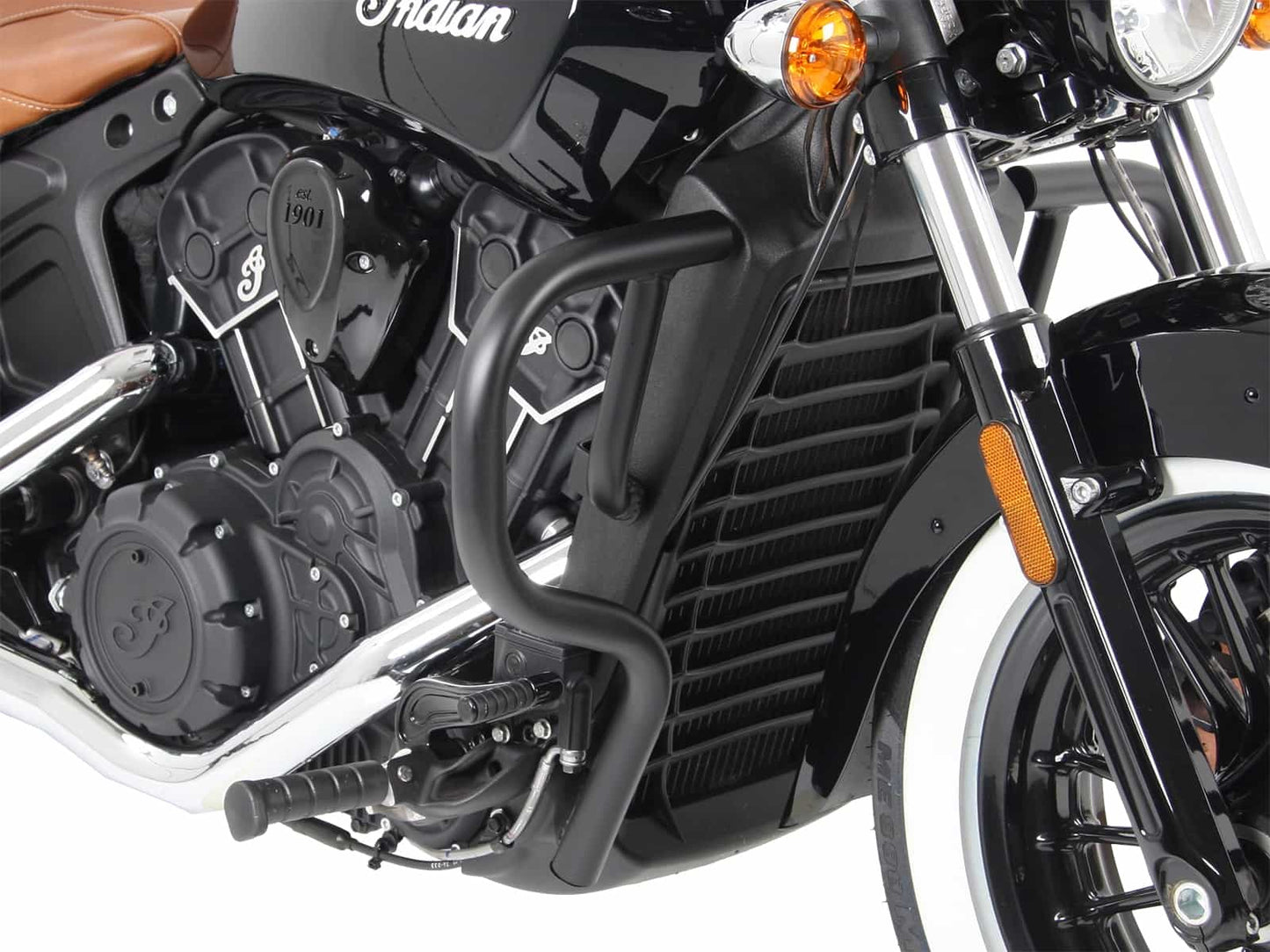 Hepco & Becker Engine protection bar black shine for Indian Scout/Sixty (2015-2024)