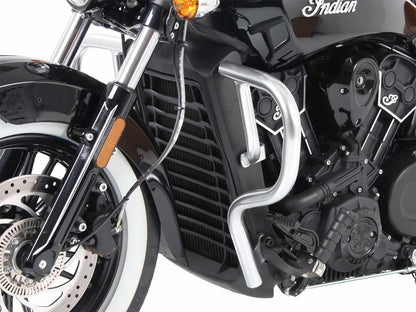 Hepco & Becker Engine protection bar chrome for Indian Scout Bobber / Sixty / Twenty / Rogue (2017-2024)