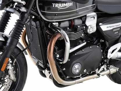 Hepco & Becker Engine protection bar chrome for Triumph Speed Twin 1200 / RS (2019-2021)
