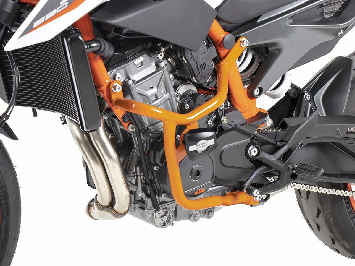 Hepco & Becker Engine protection bar orange for KTM 790 Duke (2018-)