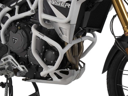 Hepco & Becker Engine protection bar white for Triumph Tiger 900 / Rally / GT / PRO (2020-2023)