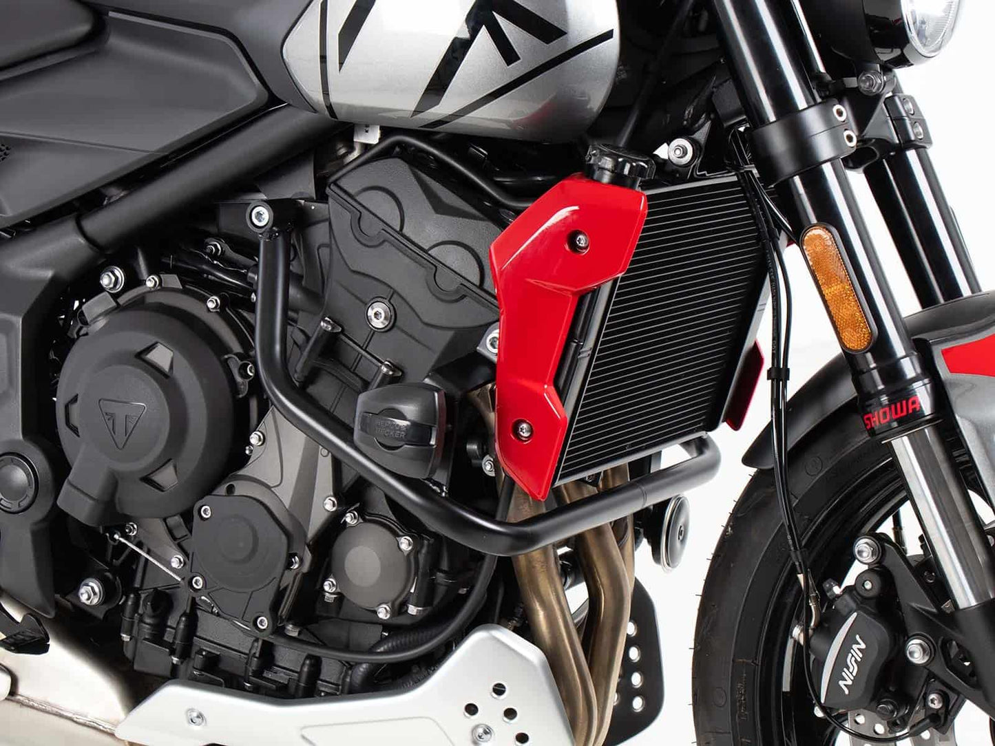 Hepco & Becker Engine protection bar black incl. protection pads for Triumph Trident 660 (2021-2024)