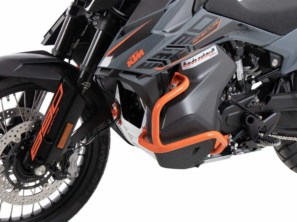 Hepco & Becker Engine protection bar orange for KTM 890 Adventure / R / Rally (2021-2022)