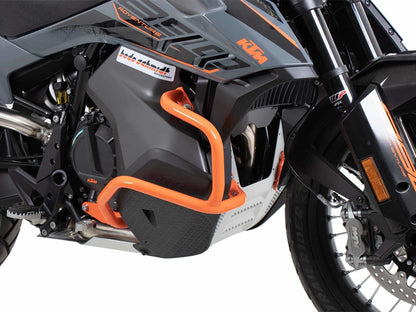 Hepco & Becker Engine protection bar orange for KTM 890 Adventure / R / Rally (2021-2022)