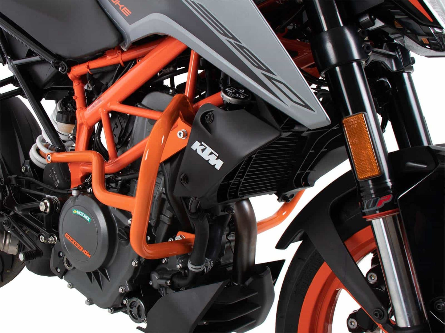 Hepco & Becker Engine protection bar - orange for KTM 390 Duke (2021-2023)