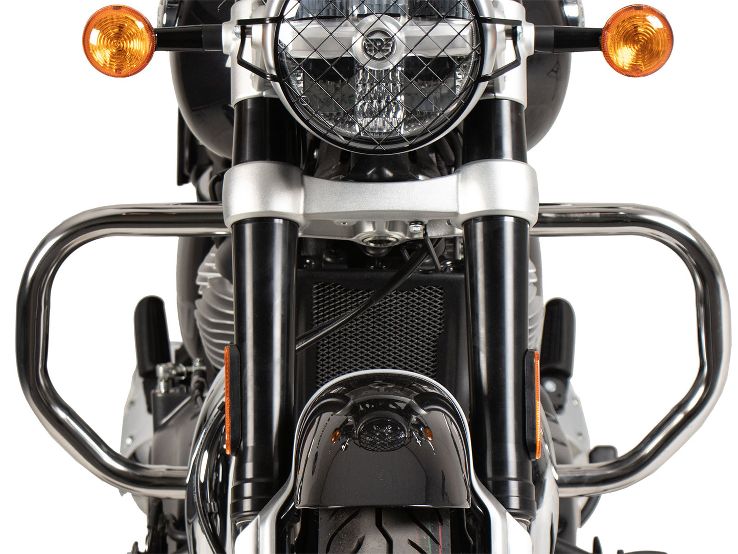 Hepco & Becker Engine protection bar chrome for Royal Enfield Super Meteor 650 (2023-)