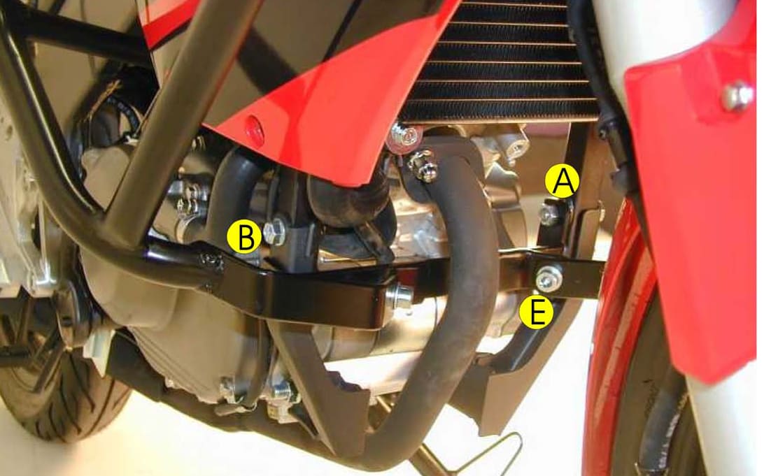 Hepco & Becker Engine protection bar black for Honda CBR 125 R (2007-2011)
