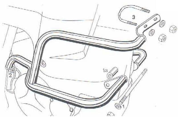 Hepco & Becker Engine protection bar black for Suzuki DR BIG 800 (1991-1997)