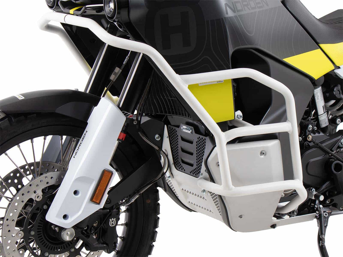 Hepco & Becker Engine protection bar "Solid" white for Husqvarna Norden 901 / Expedition (2022-)
