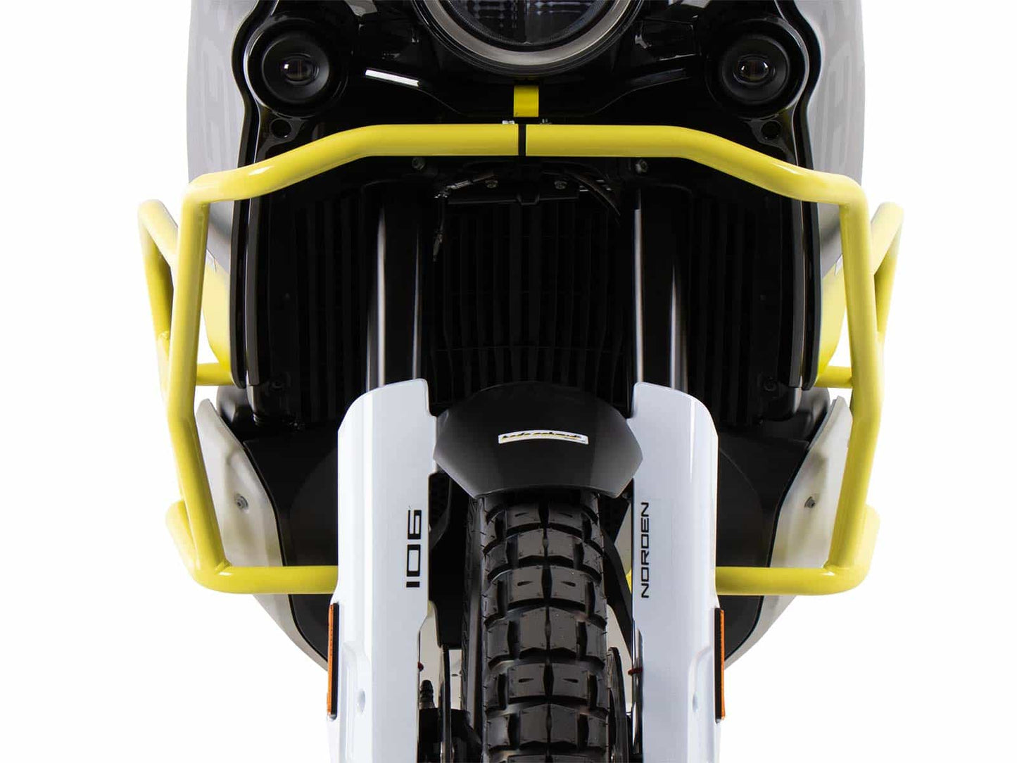 Hepco & Becker Engine protection bar "Solid" yellow for Husqvarna Norden 901 / Expedition (2022-)