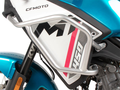 Hepco & Becker Tankguard silver for CF Moto 450 MT (2024-)