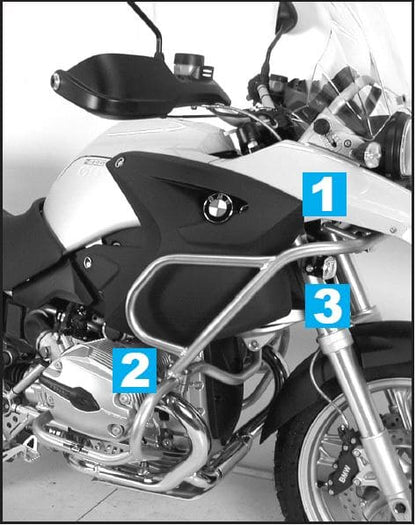 Hepco & Becker Tankguard black for BMW R 1200 GS (2004-2007)