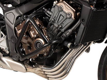 Hepco & Becker Engine protection bar "Solid" black for Honda CB 650 R E-Clutch (2024-)