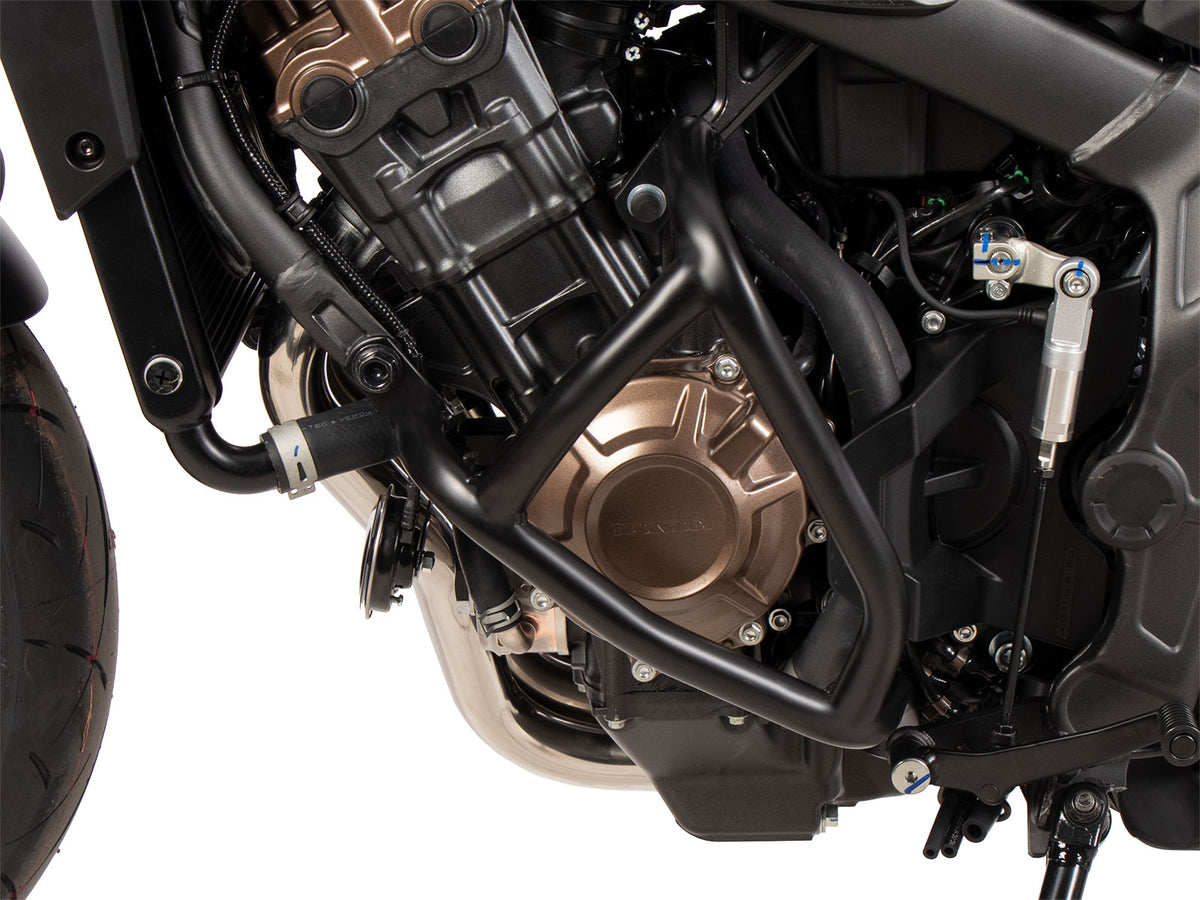 Hepco & Becker Engine protection bar "Solid" black for Honda CB 650 R E-Clutch (2024-)