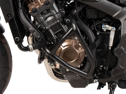 Hepco & Becker Engine protection bar "Solid" black for Honda CB 650 R E-Clutch (2024-)