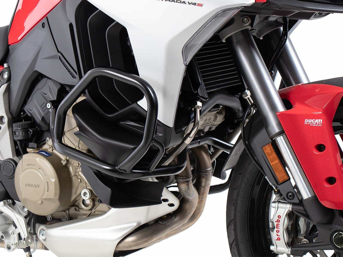 Hepco & Becker Engine protection bar black for Ducati Multistrada V4/S/S Sport/Pikes Peak (2021-2024)/Rally(2023-2024)