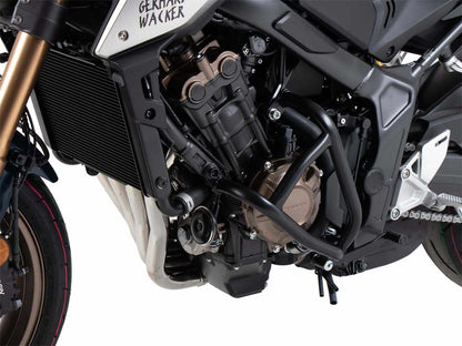 Hepco & Becker Engine protection bar "Solid" black for Honda CB 650 R (2021-2023)