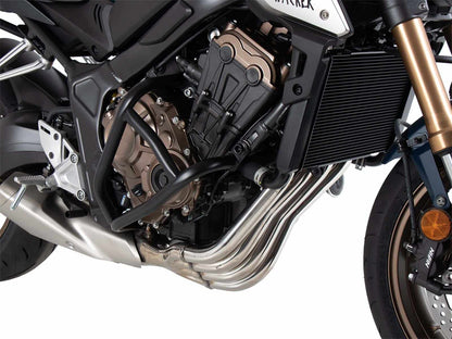 Hepco & Becker Engine protection bar "Solid" black for Honda CB 650 R (2021-2023)