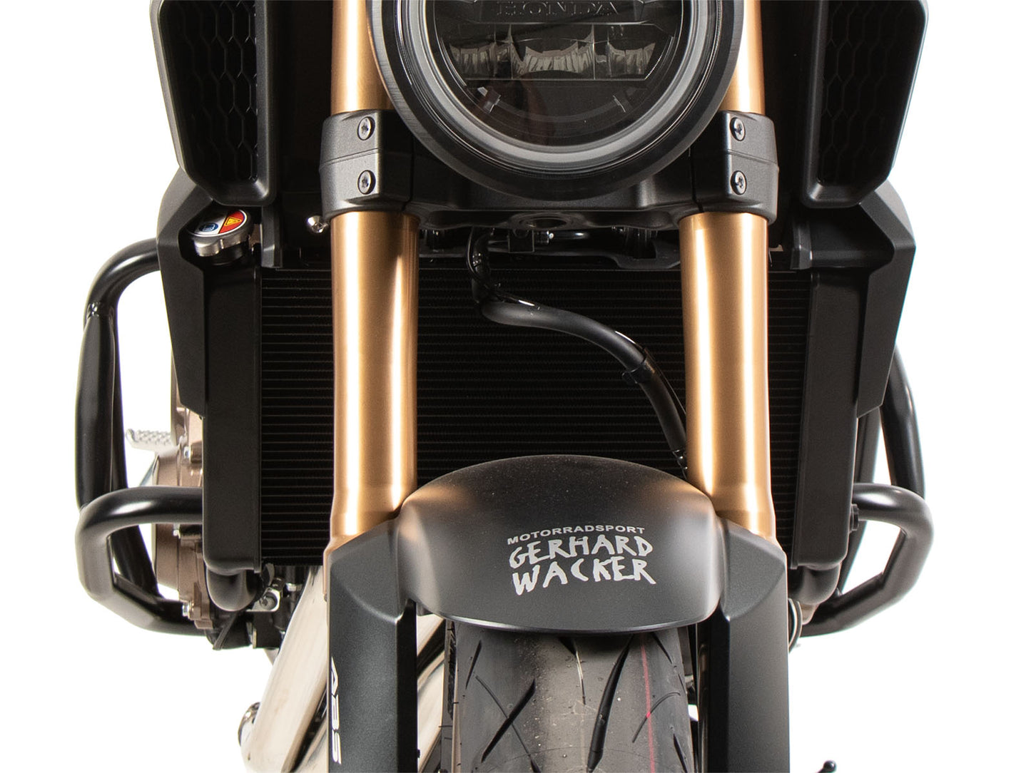 Hepco & Becker Engine protection bar "Solid" black for Honda CB 650 R (2024-)