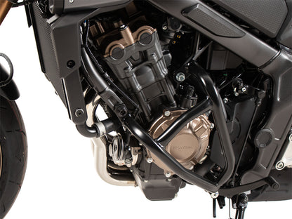 Hepco & Becker Engine protection bar "Solid" black for Honda CB 650 R (2024-)