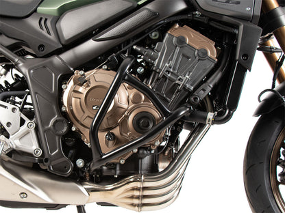 Hepco & Becker Engine protection bar "Solid" black for Honda CB 650 R (2024-)