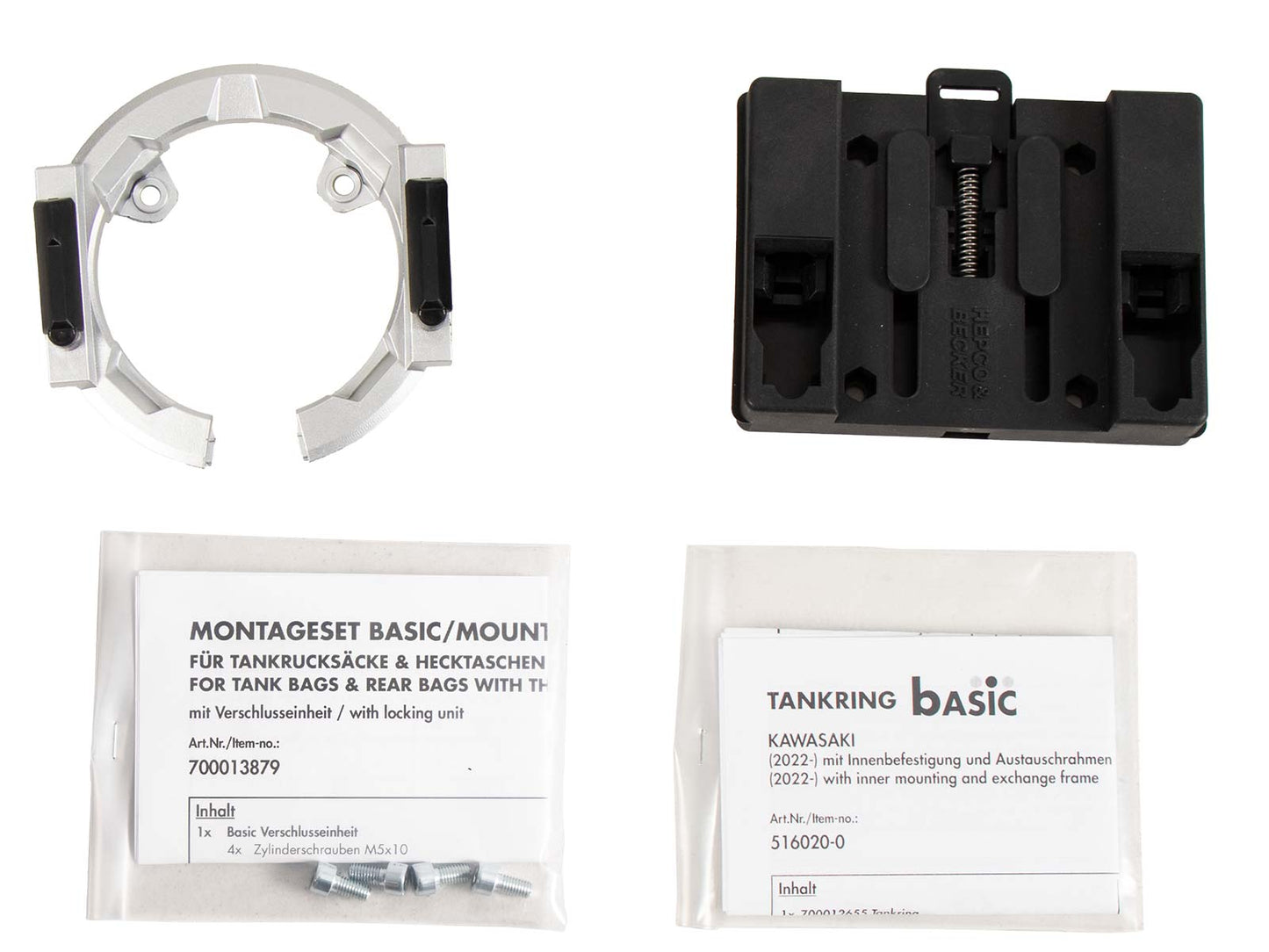 Hepco & Becker Tankring BASIC incl. fastener for tankbag for Kawasaki Z 250 (2022-2024)