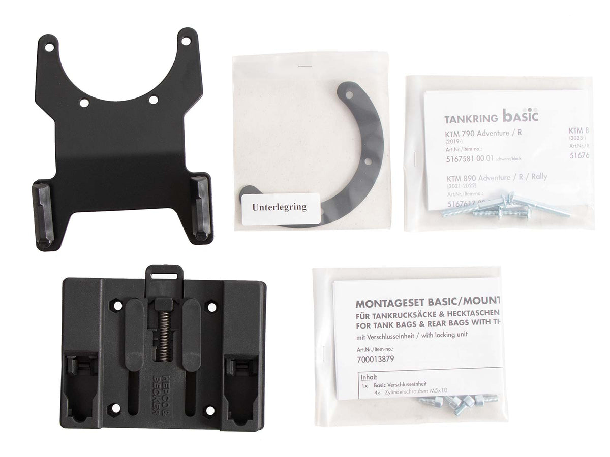 Hepco & Becker Tankring BASIC incl. fastener for tankbag for KTM 890 Adventure / R / Rally (2021-2022)
