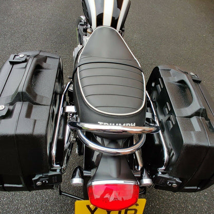 Hepco & Becker Sidecarrier permanent mounted chrome for Triumph Street Twin (2016-2022)