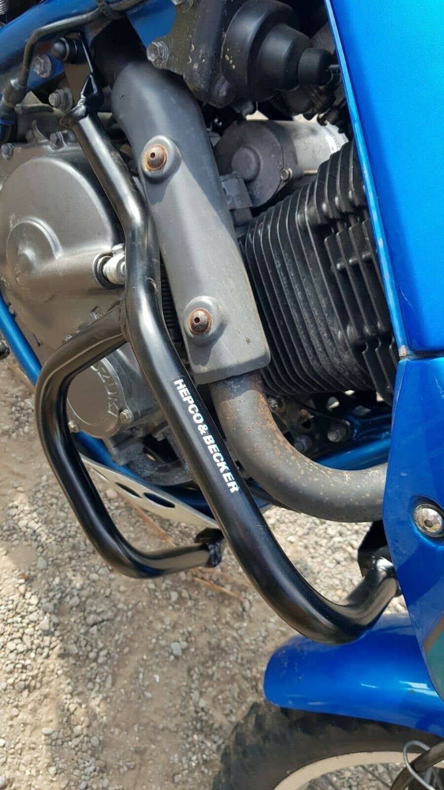 Hepco & Becker Engine protection bar black for Suzuki DR 650 RS-E-START (1990-1996)