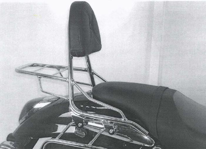 Hepco & Becker Sissybar without rearrack for Kawasaki VN 1500 (2002-2003)/1600 Mean Streak (2004-2008)