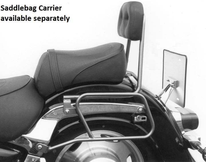 Hepco & Becker Sissybar without rearrack for Suzuki VL 1500 Intruder (1998-2004)/C 1500 Intruder