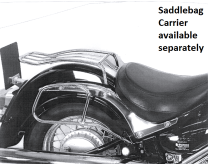Hepco & Becker Solorack without backrest for Suzuki VL 800 Intruder LC Volusia (2001-2016) / C 800 Intruder / Black Edition (2005-2016)
