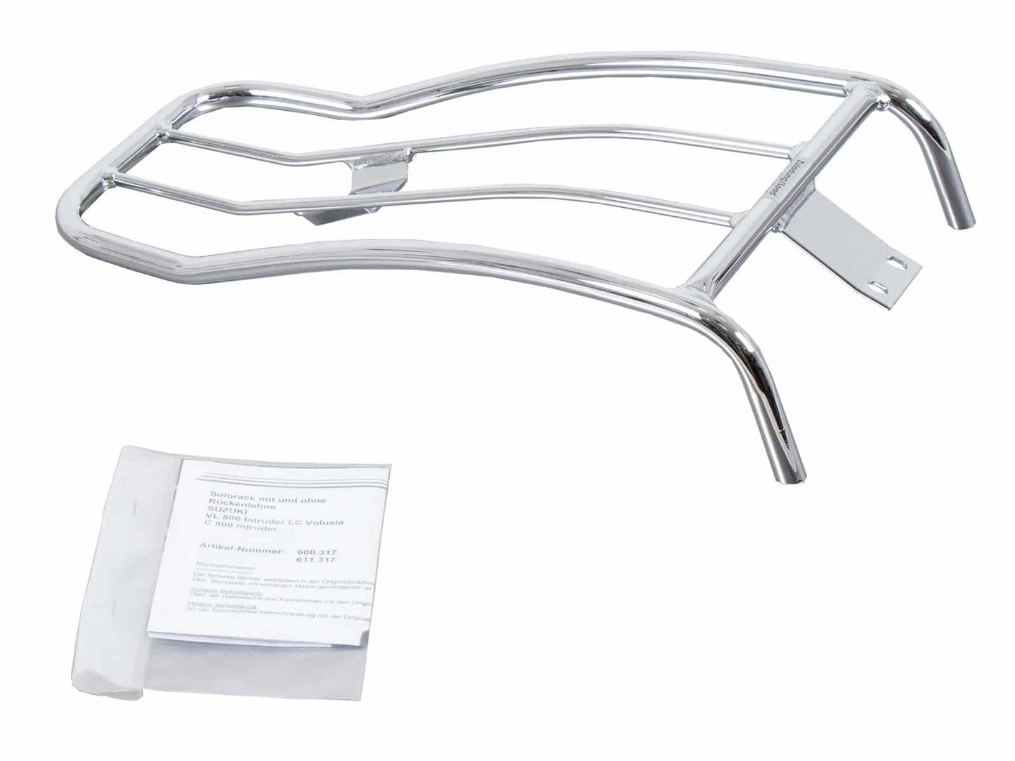 Hepco & Becker Solorack without backrest for Suzuki VL 800 Intruder LC Volusia (2001-2016) / C 800 Intruder / Black Edition (2005-2016)