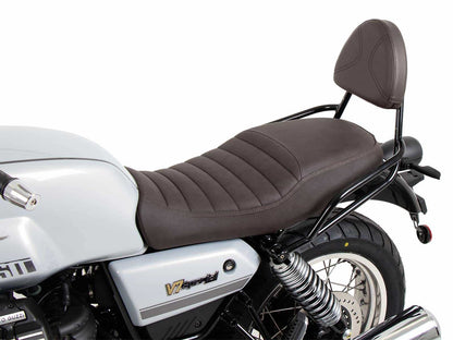 Hepco & Becker Sissybar without rearrack black/brown for Moto Guzzi V7 Special/Stone/Centenario (2021-2024)