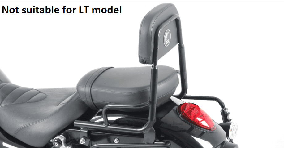 Hepco & Becker Sissybar without rearrack black for Triumph Thunderbird 1600/1700/Storm/Commander (2009-2018)
