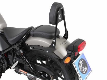 Hepco & Becker Sissybar without rearrack black for Honda CMX 500 Rebel (2017-)