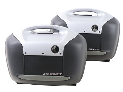 Hepco & Becker Journey 42 side case set right/left silver