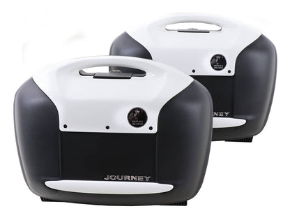 Hepco & Becker Journey 42 side case set right/left white